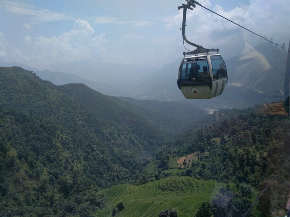 Everest View by cable car